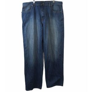 Sean John Denim Blue Jeans Lion Loose Baggy 38